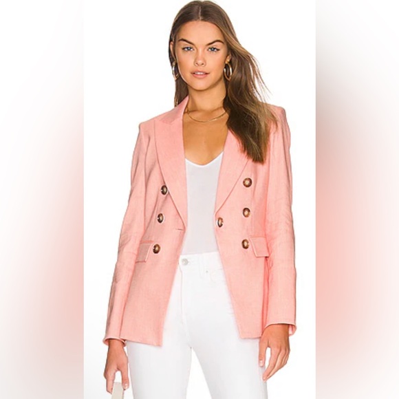 VERONICA BEARD Dickey Jacket GAYA Heathered Coral Women Blazer - Picture 1 of 6